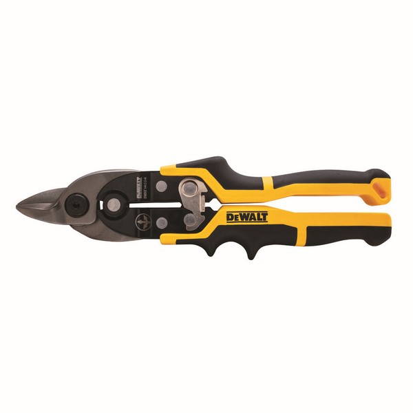 Aviation Snip, Cutting Capacity: 18 ga, 1 in Length of Cut, Bullnose/Straight Snip, 9-1/4 in Overall Length, Serrated Blade, Forged Chrome Vanadium Steel Blade