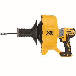Drain Snake Tool, Brushless Cordless, Bare Tool Tool/Kit, 3/8 to 3 in Drain, 50 ft Run, 20 VDC, 3/8 in x 35 ft , 5/16 in x 50 ft Drum, 0 to 620 RPM, 16.14 in L x 11.5 in H