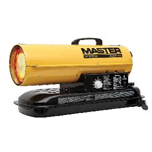 Air Forced Torpedo Heater, 80000 Btu/hr., 5 gal Tank, 0.63 gph Fuel, Kerosene/Diesel, 2000 sq-ft Heating Area, 9 hr., 240 cfm, 120 VAC, 1.5 A, 60 Hz, 30 in L x 12 in W x 15 in H, Import