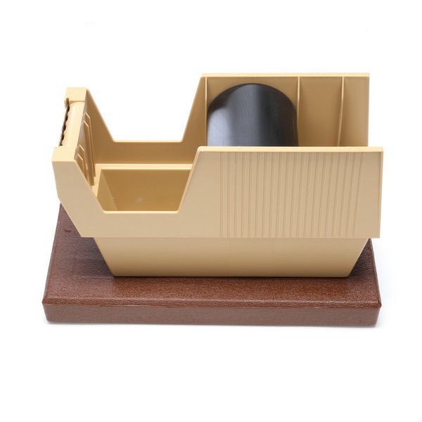 Mainline Tape Dispenser, Manual Pull and Cut, 2 Inch Tape Width, 3 Inch Diameter Core, Plastic, Tan