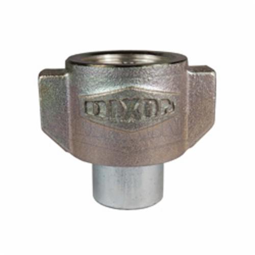 Female Coupler, High Pressure Wingstyle, Series: WS Series, 1-1/4-11 Nominal, Female BSPP, 4.4 Inch Length, 5000 psi, -40 to 250 °F, Steel, Nickel Plated Zinc, 4.65 Inch Outside Diameter