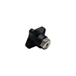 Female Knob, 2.5 K-gm Torque, M10 x 9 mm Length Size Thread, Polyamide, 38.5 mm Length x 50 mm Width