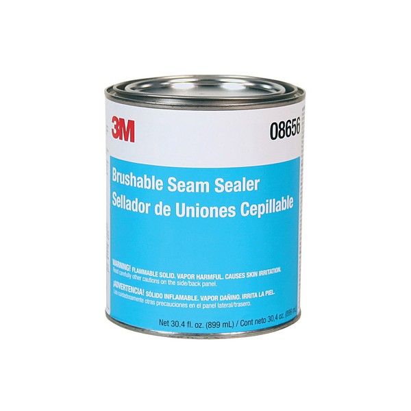 Brushable Seam Sealer, 1 qt, Can, Paste, Gray, Toluene, 40 °F Flash