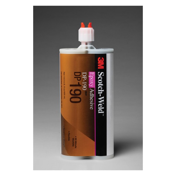 Epoxy Adhesive, 2-Part Part, Duo-Pak Cartridge Container, 400 mL Container, Epoxy Base