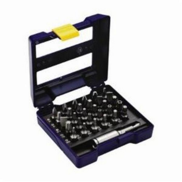Drawer Case Insert Bit Set, Standard, 31 Piece, 1 in L, 1/4 in Hex Shank, High Grade Steel, Black Oxide