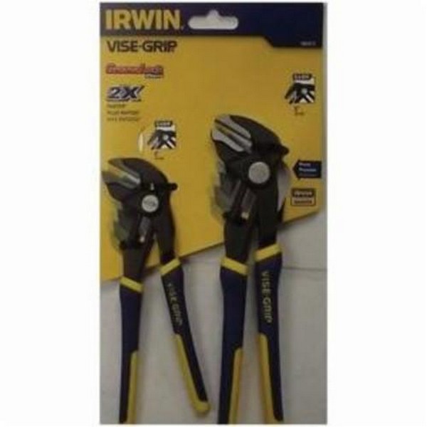 Plier Set, Series: Traditional, Groove Lock Pliers, 2 Piece, Steel