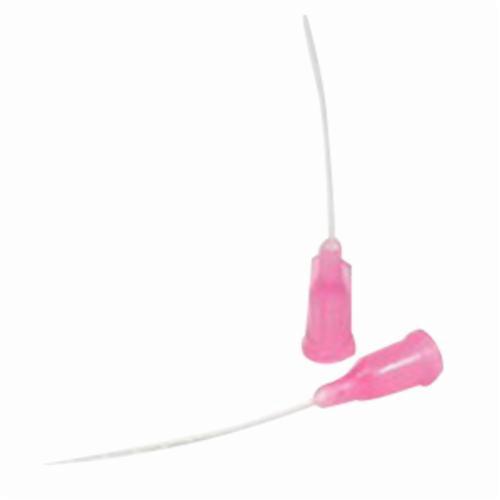 Dispensing Needle, Flexible Tip, 0.61 mm ID, 1-1/2 in Length, 20 ga Gauge, Polypropylene, Pink