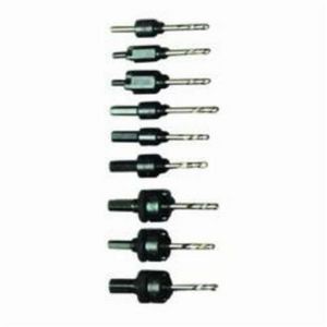 Hole Saw Mandrel, Quick-Change, Series: 410, For Use With: 1-1/4 to 6 in Hole Saws, 3/8 to 1/2 in Chuck Size, 3/8 in Hex Shank