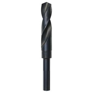 Silver and Deming Drill Bit, 1-1/16 in Drill - Fraction, 1.0625 in Drill - Decimal Inch, 6 in Overall Length, Parabolic Flute, 3 in Flute Length, 1/2 in Shank, 3-Flat/Reduced Shank, 135 deg Point, Split Point, HSS Cutting Edge, HSS, Black Oxide, Appl