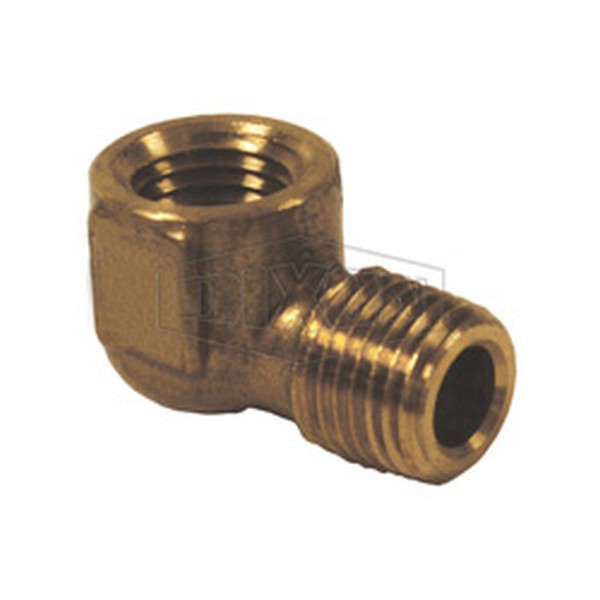Street Elbow, Lead Free, Fitting/Connector Type: 90° Elbow, 1/4 Inch Nominal, FNPT, 1000 psi, Brass, -65 to 250 °F