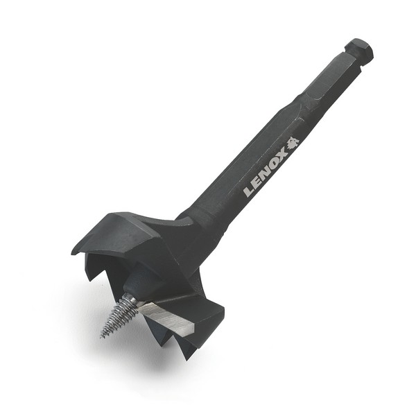 Self-Feed Wood Drill Bit, Drill Style: Self-Feed, 2-1/8 in Diameter, Steel Cutting Edge, Bi-Metal