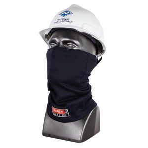 Neck Gaiter, Long, Series: H019NTCG, Universal Size, Navy, Modacrylic Blend, Rib Knit Pattern