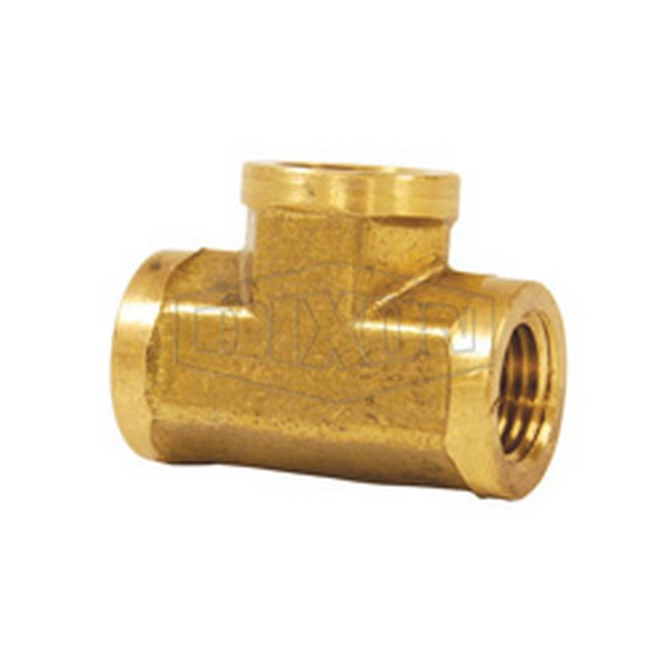 Pipe Tee, Lead Free, Fitting/Connector Type: Tee, 1/4 Inch Nominal, FNPT, 1000 psi, Brass, -65 to 250 °F