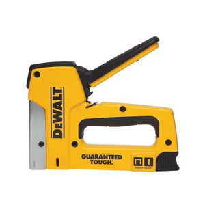Staple and Brad Tacker, Heavy Duty, Narrow Crown, 27/64 in Crown Width, 1/4 to 9/16 in Leg Length, 100 Staples, 4-1/4 in Overall Length, Manual Type of Power, Die Cast Aluminum