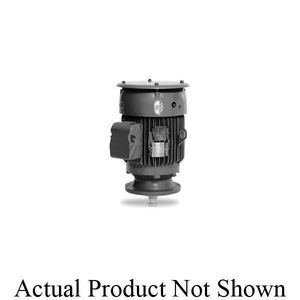 AC Motor, 5 HP, 230/460 VAC, 11.4/5.7 A, 60 Hz Frequency, 3 ph, 3490 RPM Speed, 1 Speed, TEFC Enclosure, 184LP Frame, 1-1/8 in Dia Shaft, Reversible Rotation, 1.15 Service Factor, Medium Thrust Bearing, Vertical P-Base Mounting, 40 C°, Insulation Class: F, Cast Iron, 6:1 Constant Torque Speed, 22.18 in L Dimensions