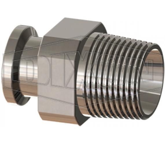 Adapter, 1/2 x 1/4 in Nominal, 316L Stainless Steel, PL finish - SF1