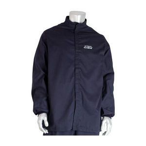 Arc and Flame Resistant Jacket, Series: 9100-52412, Unisex, S, Navy, Westex® Ultrasoft® 88% Cotton 12% High Tenacity Nylon, 36 - 38 in Chest, 9/13 Oz Fabric Weight, Hook and Loop Closure, 2 Pockets, Resists: Arc and Flame