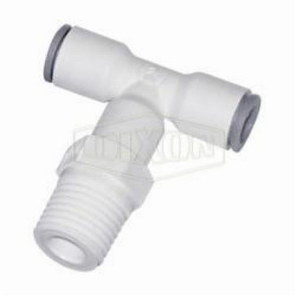 Swivel Branch Tee, Lead Free, Series: LIQUIfit™, Fitting/Connector Type: Tee, 1/4 Inch Nominal, Tube x MNPT, 230 psi, 35 to 100 °F, Nylon, Domestic