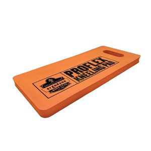 Kneeling Pad, Small Compact, Series: 375, 18 in Length, 8 in Width, 1 in Thickness, Closed Cell Foam, Orange