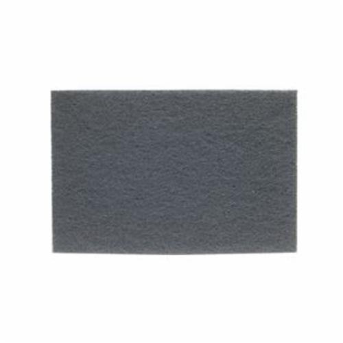 Hand Pad, General Purpose, Series: 748, 9 in Length, 6 in W, 800/1200 Grit, Micro Fine Grade, Silicon Carbide Abrasive, Gray Pad Color, Applicable Materials: Metal, Wood, Composite, Plastics, Stone, Solid Surface and Painted Surfaces