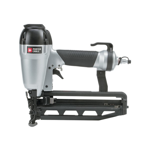 Finish Nailer kit, Straight, Kit, 1 to 2-1/2 in Fastener, Adhesive Collation, 34 °Collation, 100 Nails Magazine, Lock/Rear Load Loading, Sequential Fire Trigger, Removable Non-Marring Tip, 70 to 120 psi Air, 1/4 in Male Air Inlet, Adjustable Exhaust