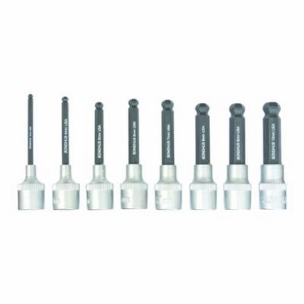 Socket Bit Set, Series: ProHold®, Measurement System: Metric, 8 Piece, 2 Inch Length Bit, For Use With: Standard 6-Point Socket, Steel, ProGuard™