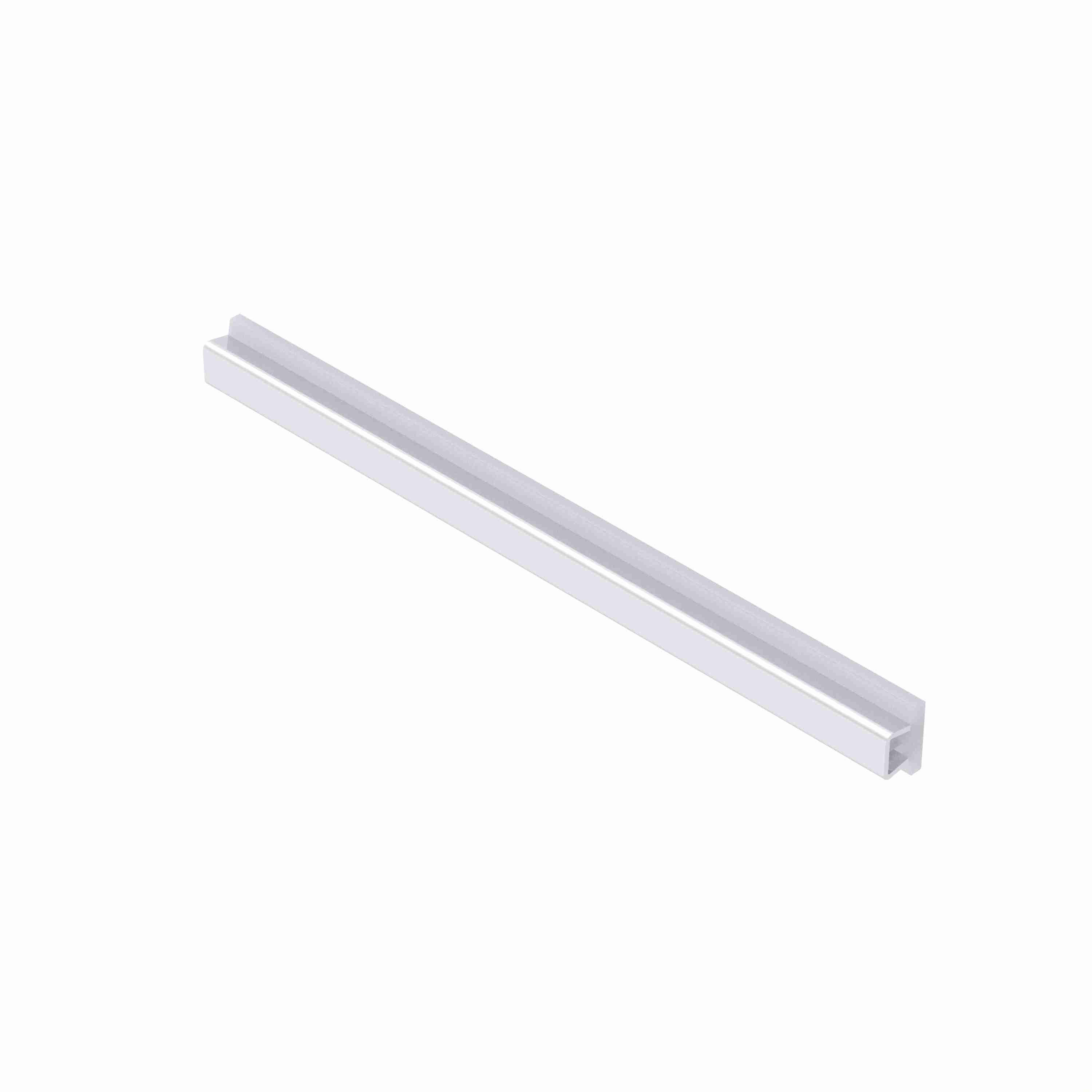 Wide Flat Guide Rail, 1 Inch Overall Width, 72 Inch Overall Length