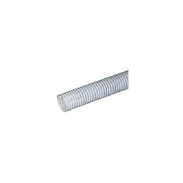 Suction Hose, Standard Duty, Series: Milk, Hose End Style, 3 in ID, 3.42 in OD, 100 ft Length, 55 PSI Working, -4 to 150 F, PVC, Transparent, Domestic