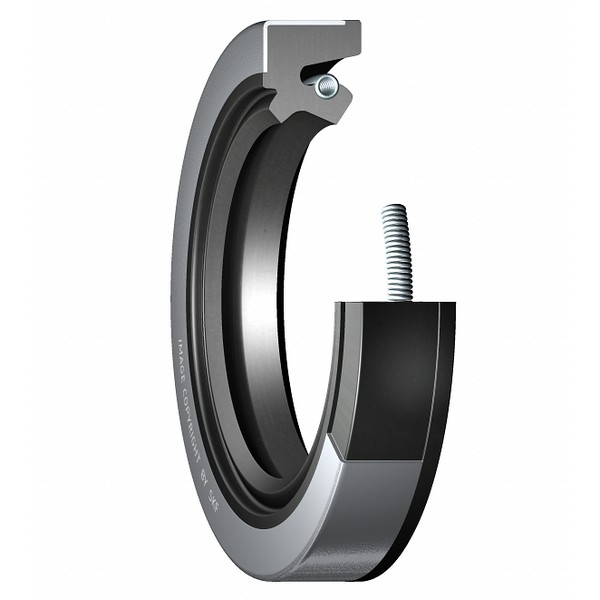 Oil Seal, 2.063 Inch Shaft, 2.842 Inch OD, 0.438 Inch Width, CRWH1 Design, Nitrile