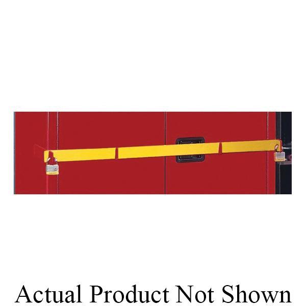Replacement Security Bar, For Use With: 45 gal Hi Security Safety Cabinet, Steel, Yellow, 2 in W x 1/4 in D Dimensions