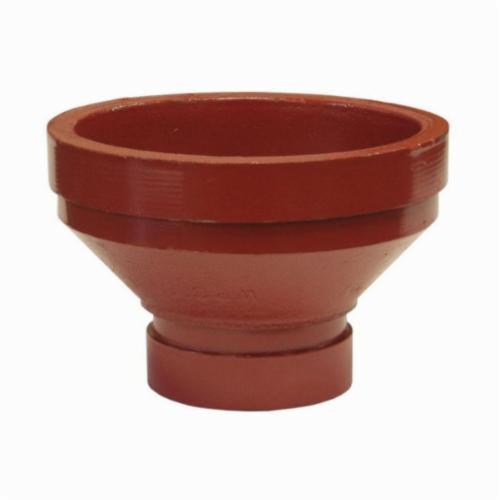 Reducing Adapter, Series: RA Series, Adapter, 4 x 2 Inch Nominal, Grooved, 3 Inch Length, Ductile Iron, Import