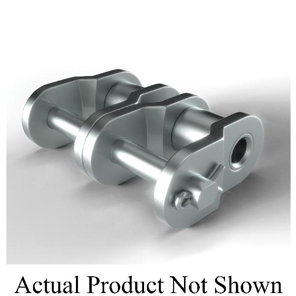 Offset Link, British Standard Double Pitch, #05B Chain, 0.315 in Pitch, 0.091 in Pin Dia, 0.28 in, 0.457 in Link Plate Height, 0.03 in Pin/Roller Link Plate Thickness, 304 Stainless Steel
