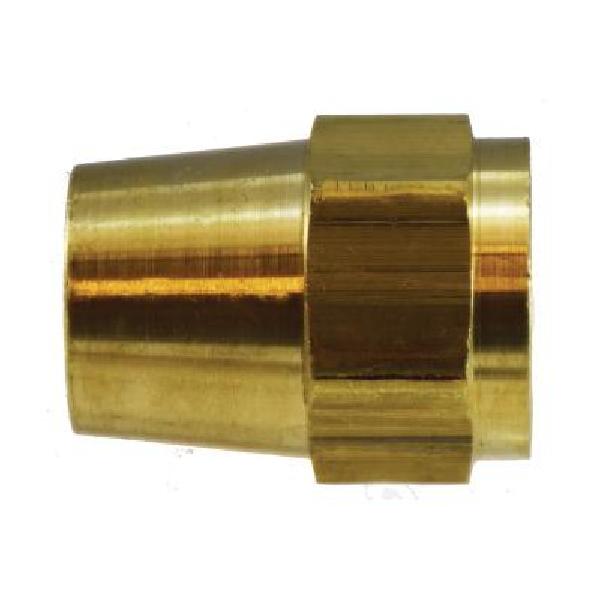 Tube Nut, Nut, 3/4 Inch Nominal, 1.12 Inch Hex, 1.56 Inch Length, 150 psi, -65 to 250 °F, CA360 Brass