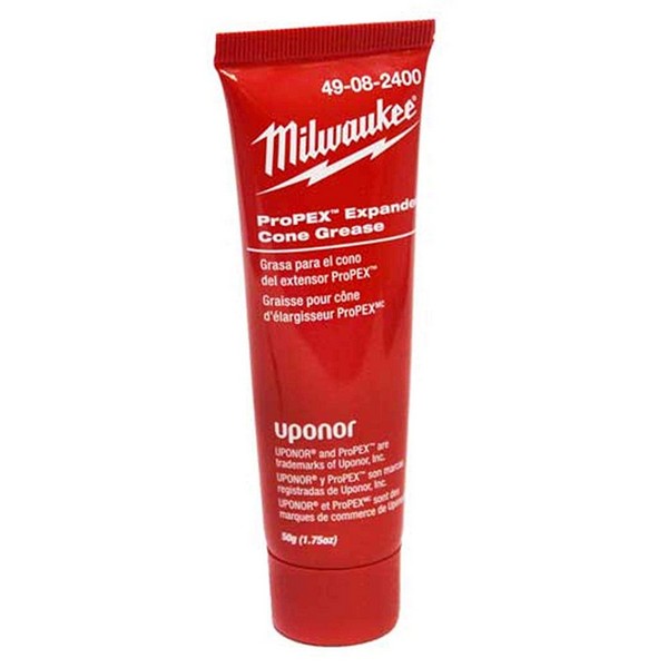 Expander Cone Grease, Tube Container, 1.75 oz Container, Composition: Petrolatum, Triethanolamine Molybdenum Disulfide, Mineral Oil, Lubricating Additive, Semi-Solid Form, Dark Gray, Oil Odor/Scent, 0 to 250 °F, 200 °F Flash Point