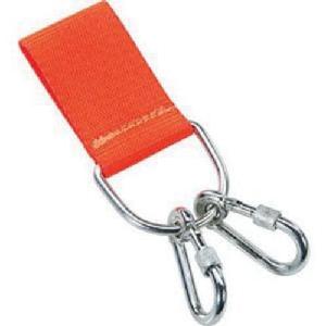 Belt Adaptor, Tethering, 7 in L x 2 in W x 1/4 in H, 8.5 lb Load Capacity, Nylon, Orange
