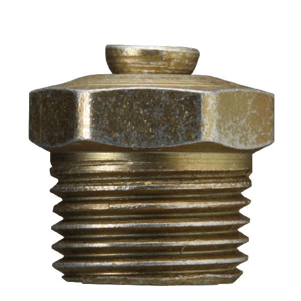 Relief Fitting, 1/8 in BSPT, 45 psi Minimum Relief Pressure, 80 psi Maximum Relief Pressure, Trivalent Zinc Plated