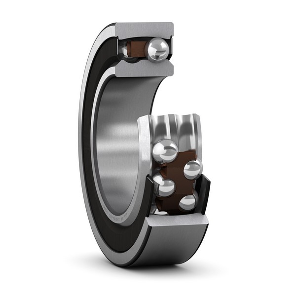 Self-Aligning Ball Bearing, 25 mm Taper Inside Diameter, 52 mm Outside Diameter, 18 mm Width, Seal On Both Sides, Steel
