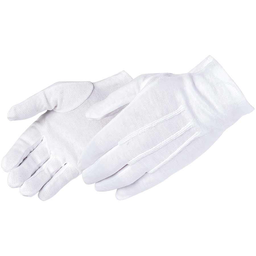 General Purpose Work Glove, Series: 4625, S Size, White, Cotton Lining