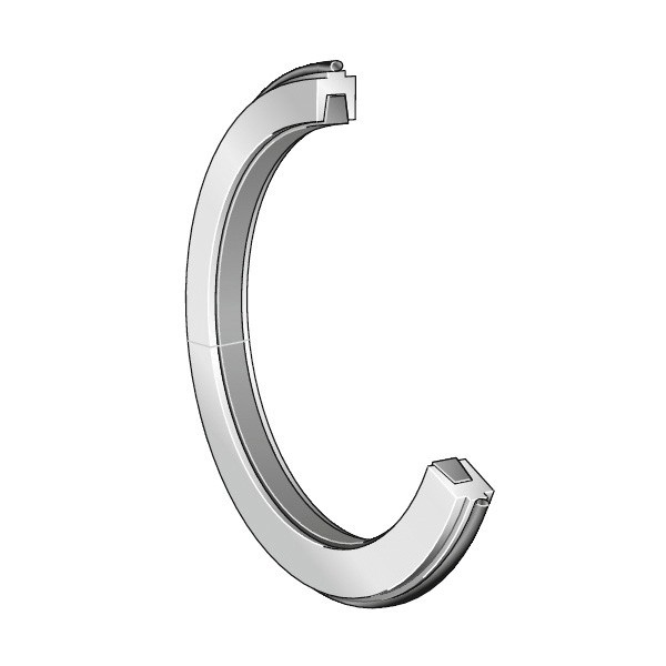 Labyrinth Seal, Series: LER, 127 mm Inside Diameter, 143.51 mm Outside Diameter, 25.4 mm Width, 0.3 deg Misalignment, 100 deg C, Non-Metallic