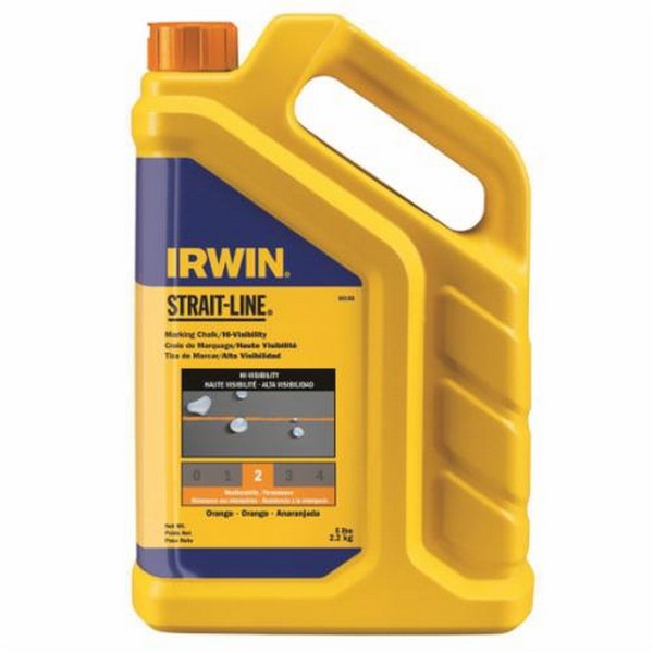Marking Chalk, High-Visibility, Green, 5 lb Capacity, Bottle Package Type, Odorless Odor/Scent