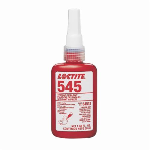 Pipe Thread Sealant, 1-Part Hydraulic Pneumatic, Bottle Container, 50 mL Container, Purple, Mild Odor/Scent, -65 to 300 deg F, 1.02 Specific Gravity, 199.94 deg F Flash Point, 19.01 g/L VOC, 14000 cPs Viscosity, Bonds To: Metallic