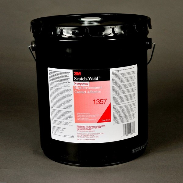 Contact Adhesive, Flammable High Performance High Strength, Pail Container, 5 gal Container, Polychloroprene Base
