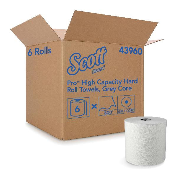 Hard Roll Towel, Series: Pro™, 7-1/2 in Width, 800 ft Length, 1-3/4 in Core, Mocha, Paper, Roll
