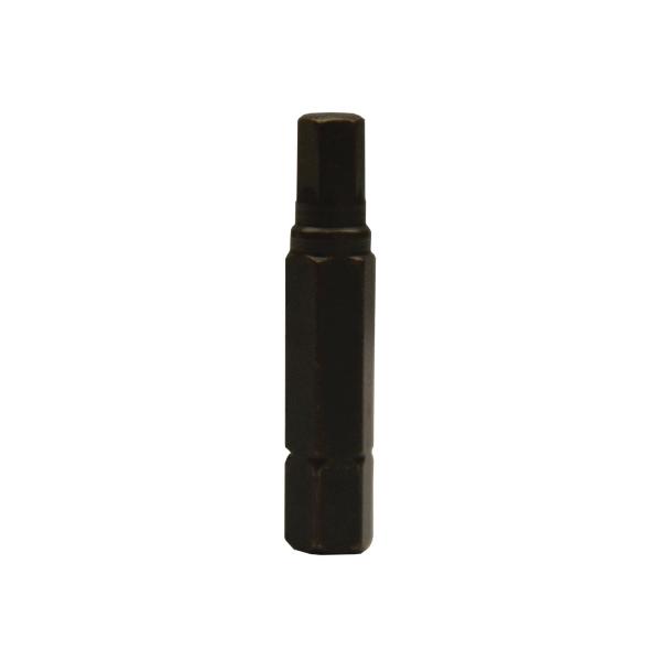 Replacement Hex Bit, Measurement System: Metric, 3/8 Inch Drive, Hex Bit, 10 mm Bit, 42.4 mm Bit Length, 19 mm Drive End Width, 72.5 mm Overall Length, Alloy Steel, Polished Chrome