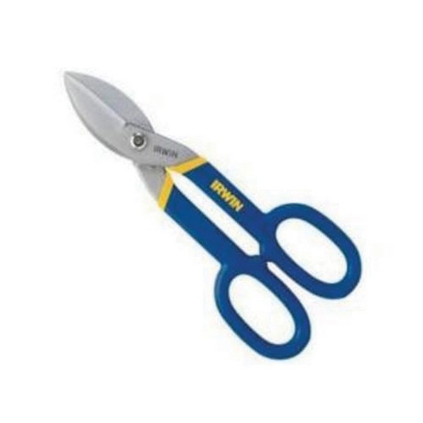 Tinner Snip, Series: 012, Cutting Capacity: 20 ga Cold Rolled Steel/22 ga Stainless Steel, 2-3/4 in Length of Cut, Straight/Wide Curve Snip, 12-3/4 in Overall Length, Flat Blade, Hot Drop Forged Steel Blade, Vinyl Handle, Pro-Touch™ Grip