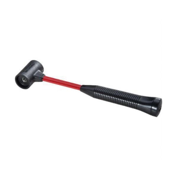 Soft Face Hammer, 12 in Overall Length, Soft Face, 1 in Face Dia, 1 to 2.9 in Face Diameter Range, 6 oz Head, 2 in Head Length, Replaceable Face, Fiberglass Handle, Non-Slip Grip