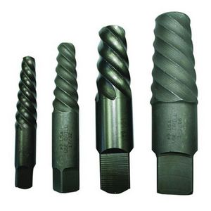Screw Extractor Set, Series: 7300, For Use With: 3/8 to 1 in Pipe and 3/4 to 2-1/8 in Screw, Carbon Steel