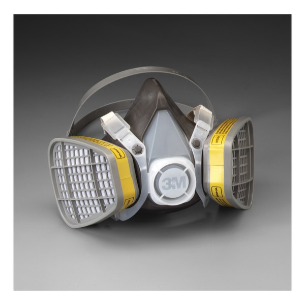 Half Facepiece Disposable Respirator Assembly 5303, Organic Vapor/Acid Gas, Large, 12/Case