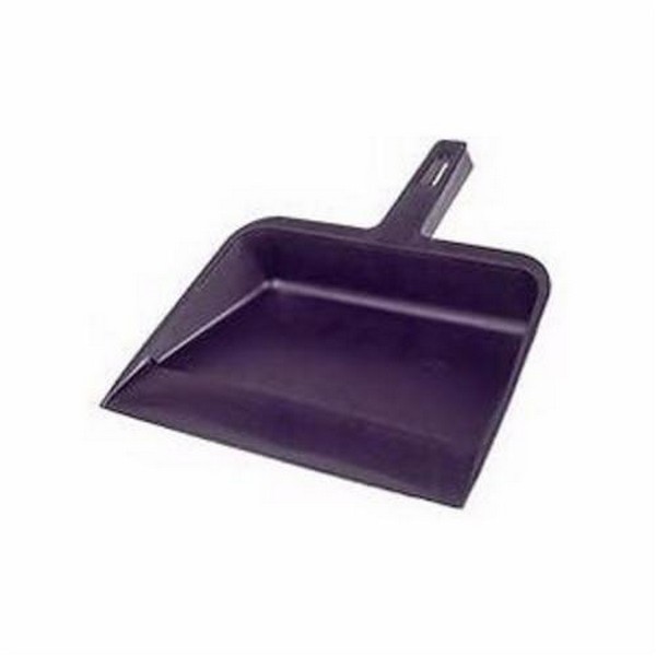 Dust Pan, Industrial Grade, 15 in Overall Length, 12-1/4 in Overall Width, Molded Plastic