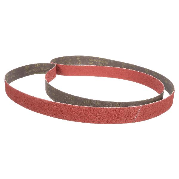 Cloth Belt, 48 in Belt Length, 9 in Belt Width, 120+ Grit, Aluminum Oxide Abrasive, Polyester Cloth Backing